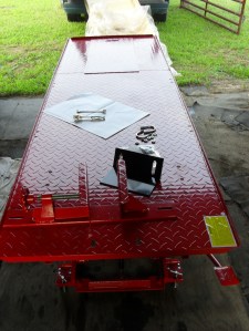 Installing accessories on my Harbor Freight Motorcycle Lift Table Installing accessories on my Harbor Freight Motorcycle Lift Table