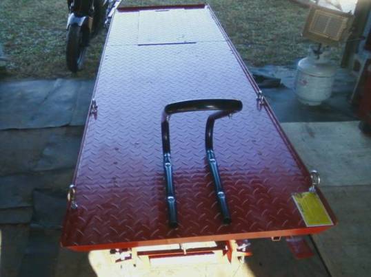 Harbor Freight motorcycle table mod