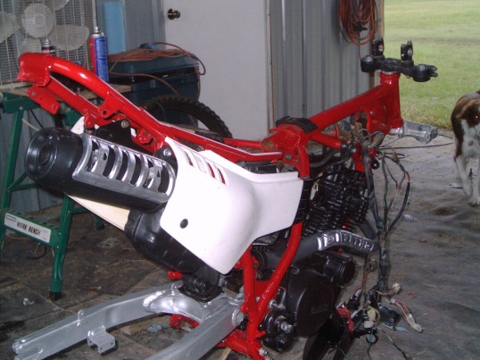 <89 XT600reassembly 3>