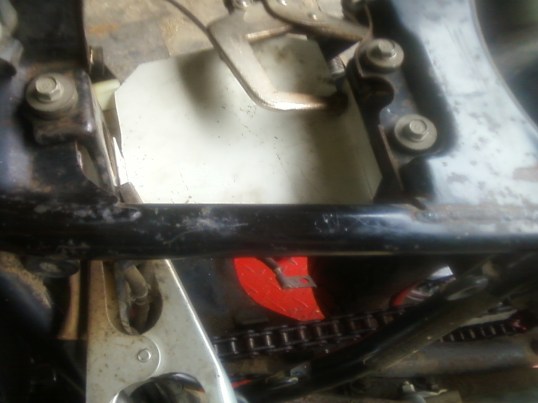 tack welding battery box