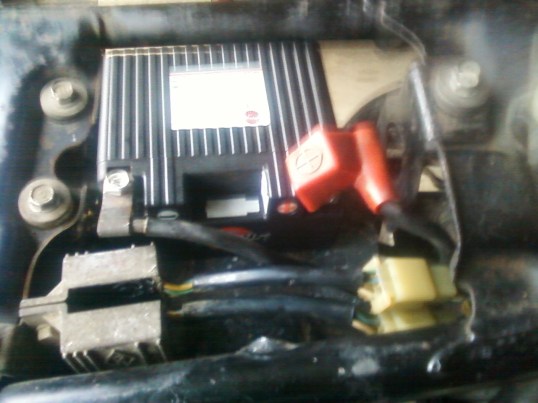<Honda CB650 battery box Shorai LFX>