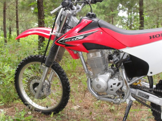 left side view Honda CRF150