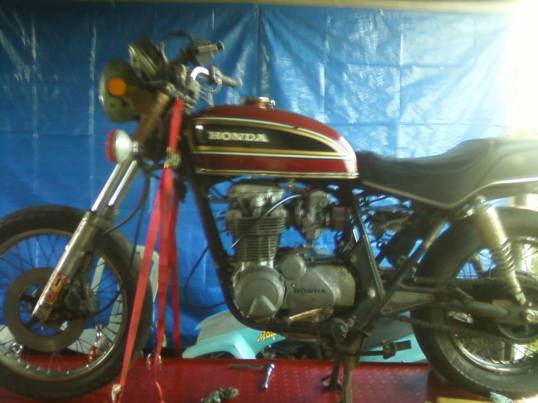 Honda CB650 with CB750 tank