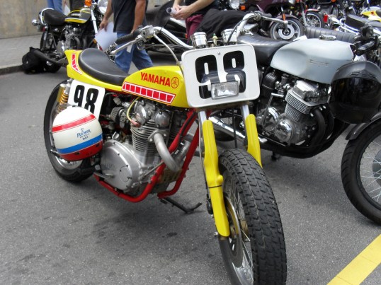 <Yamaha XS650 street tracker>