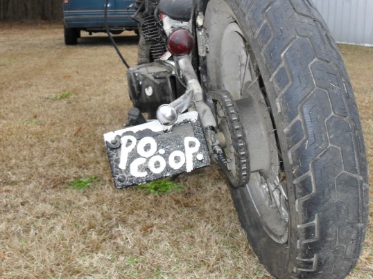 <folk art license plate>