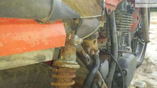 Trashed Honda Ascot FT500