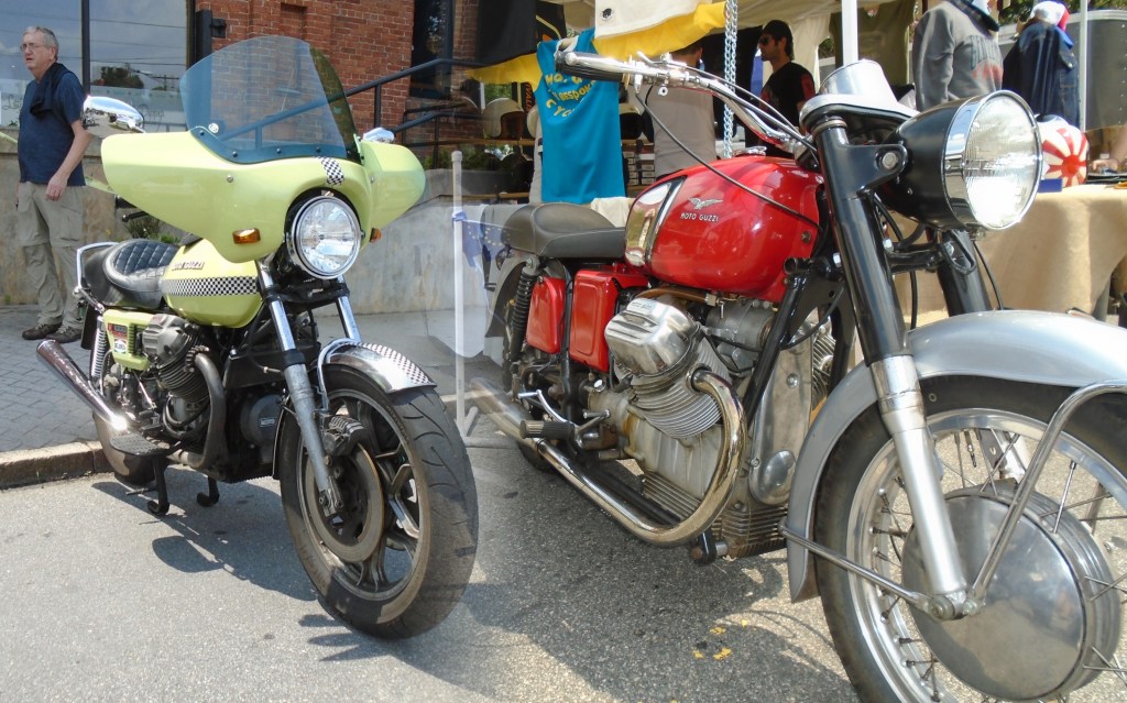 <old Moto Guzzis>
