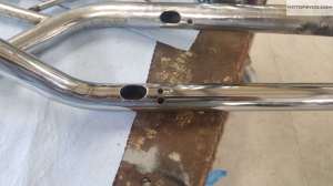 Drilling Handlebars for Wiring