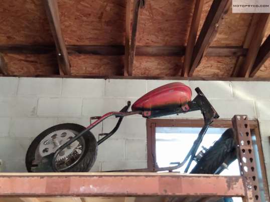 old bikes Cushman Eagle basket case