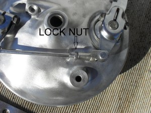 <vintage Honda twin leading shoe brakes>