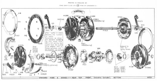 <4 leading shoe motorcycle brakes>