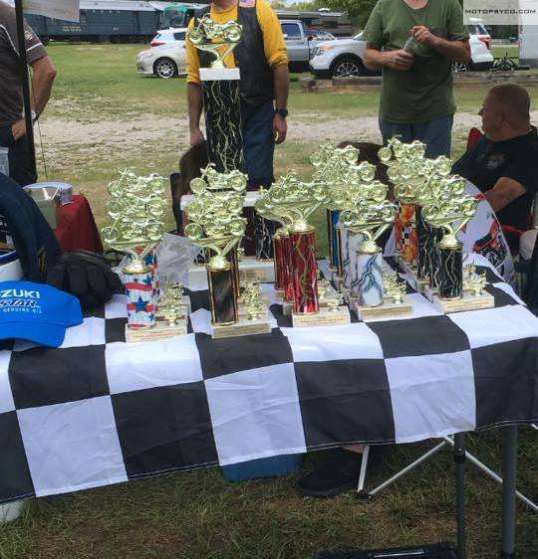 Rails Roads Motorcycle Show trophies