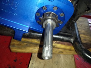 <This is what drives the rear wheel>