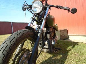 rigid frame Honda CM400E>