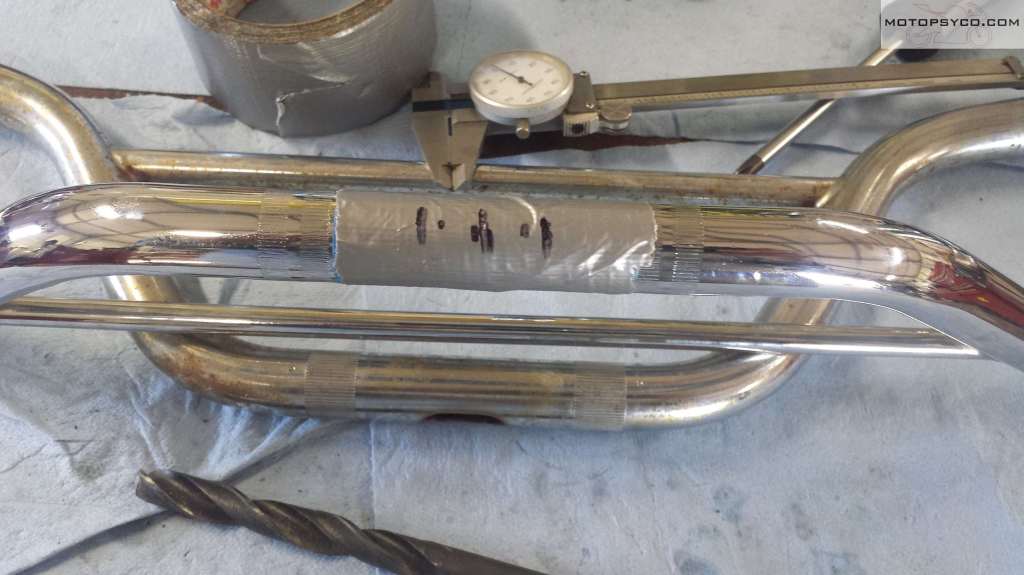 Drilling Handlebars for Wiring