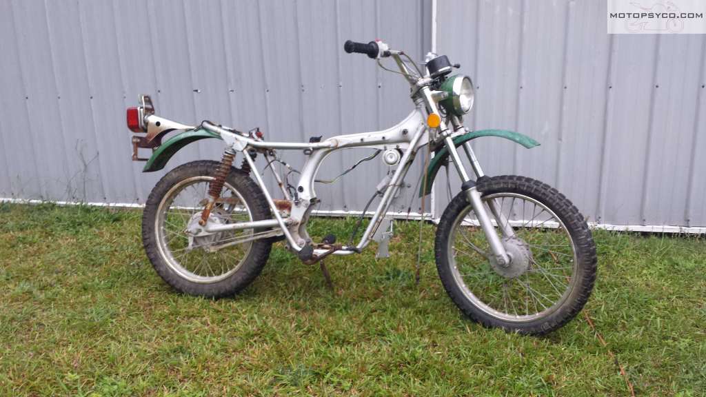 1972 Honda SL100K2 before