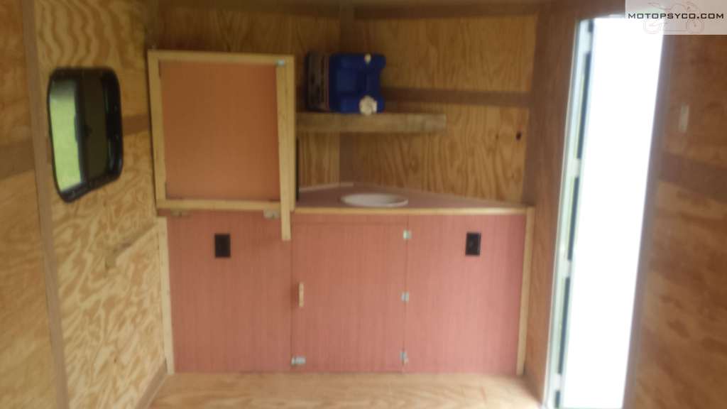 cargo camper v nose sink counter