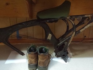 <honda bobber frame & seat>