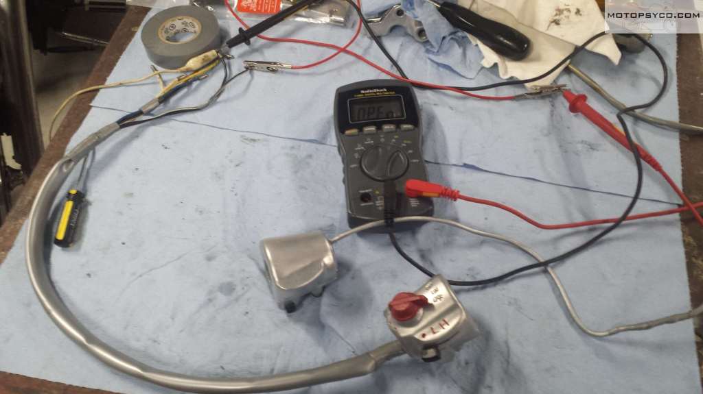 test the Handlebar Switch Restoration