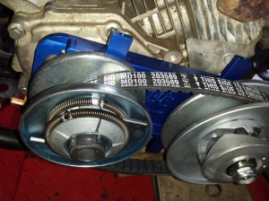 <GTC torque converter Baja minibike>