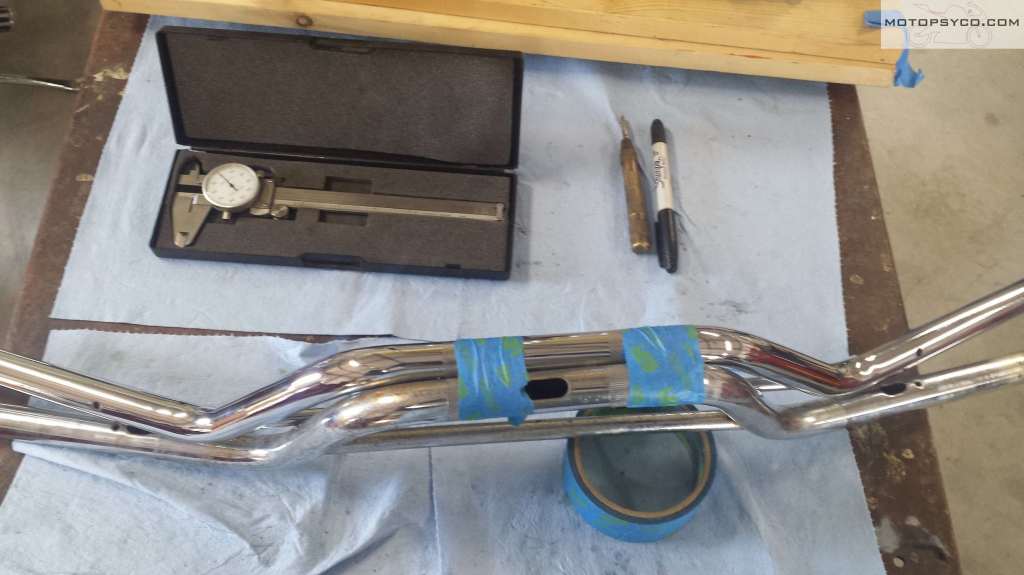 Drilling Handlebars for Wiring