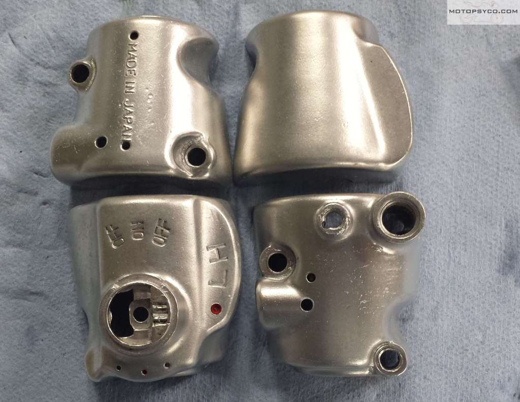 vapor blasting & Handlebar Switch Restoration